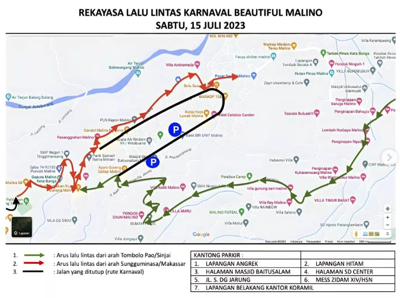 Dishub Gowa Terapkan Rekayasa Lalin Jelang Festival Beautiful Malino 2023 9182