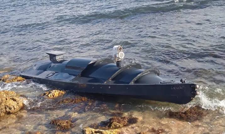 1 Drone Sea Baby Milik Ukraina Mulai Ancam Kapal Perang Rusia