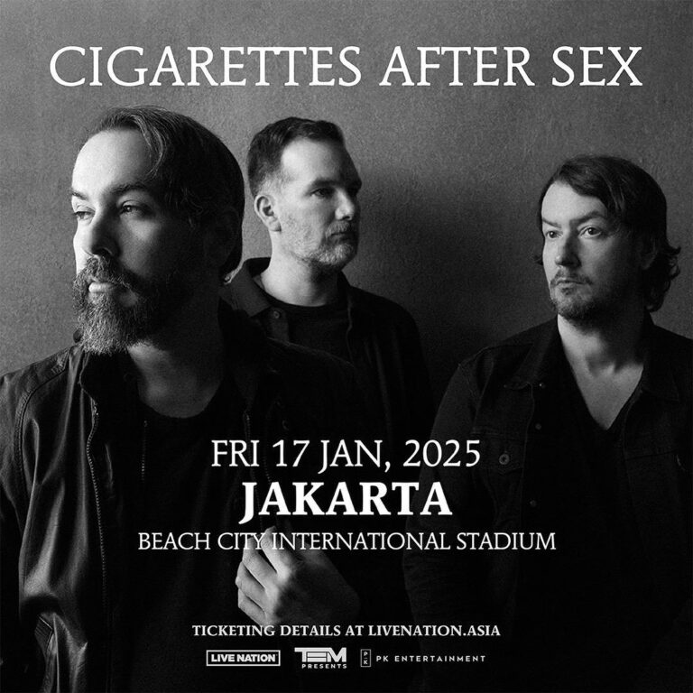 Cigarettes After Sex Kembali Konser di Indonesia 17 Januari 2025  